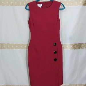 Gorgeous Red Talbots sheath dress, sz 14